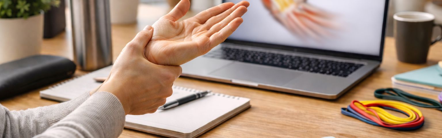 Oefeningen en tips bij polsklachten en RSI